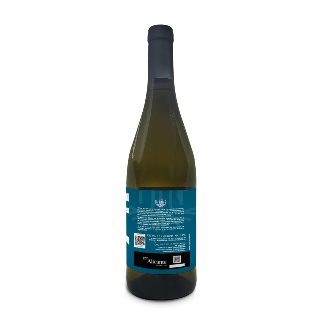 Diània blanco natural viognier tostado lento seco barrica - Imagen 2