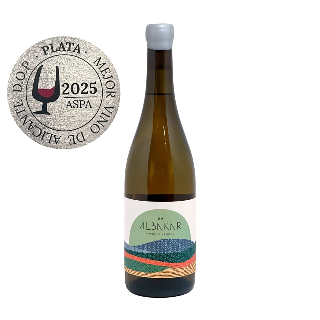 Albakar vino blanco natural Viognier
