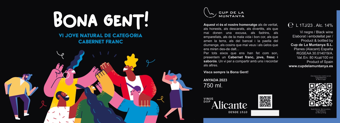 Bona Gent Cabernet Franc joven