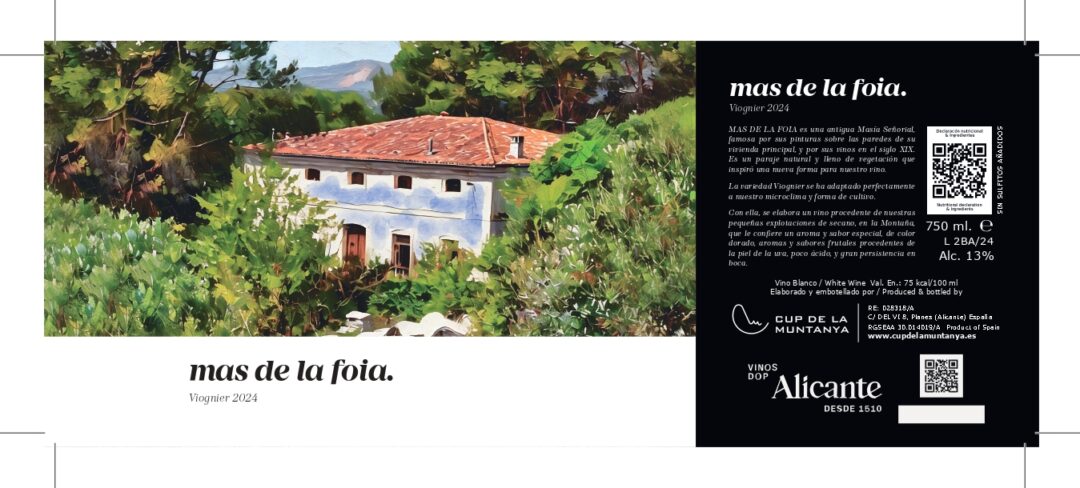 Vino blanco Mas de la Foia Viognier