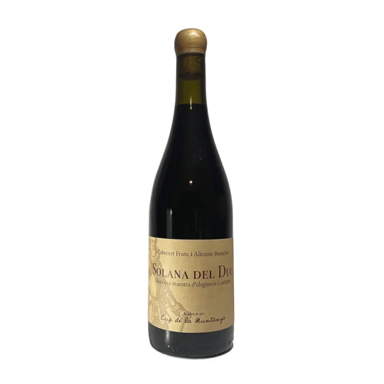 Botella tinto natural Solana del Duc